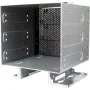 Inter-Tech IPC tvirtinimo laikiklis ER-47045-2 – 3,5 inch į du 2,5 inch SSD/HDD, juodas