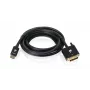 IOGEAR 4K @ 30Hz HDMI–DVI laidas, 10 pėdų (3 m), auksu dengtos jungtys, triguba ekranuotė, juodos spalvos