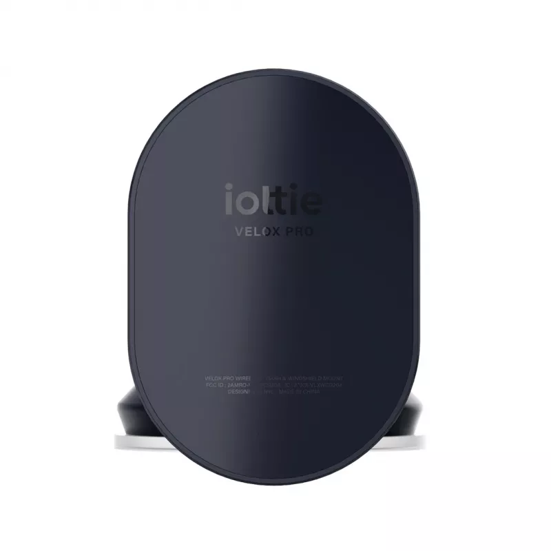 iOttie Velox Pro Active belaidis įkroviklis su magnetiniu laikikliu automobiliui, skirtas MagSafe iPhone, juodas su aukso akcentais