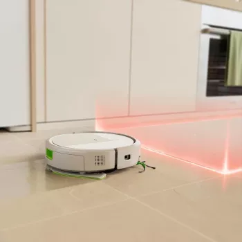 iRobot Roomba 115 Combo Robot Dulkių Siurblys ir Šluostė – Balta