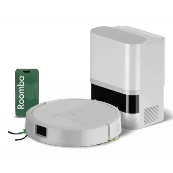 iRobot Roomba 115 Combo Robot Dulkių Siurblys su Automatinio Ištuštinimo Baze Balta | ITwork.lt