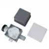 IVENSIS ISN32 Paslėptas kondensato surinktuvas 100x100 - Baltas ABS, 32mm nuotekų, Kvapų užtvara
