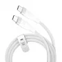 J5CREATE USB-C 60W Ultra Soft Double-Braided Fast Charging Cable - Space Grey, 1.2m