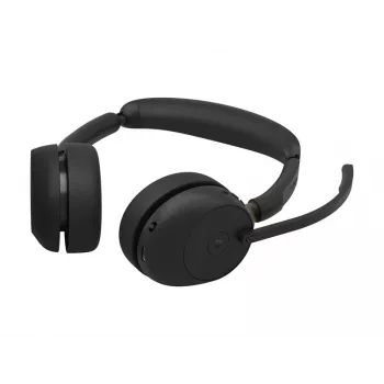Jabra Evolve3 65 Stereo belaidės ausinės su Link 390c ir įkrovimo stendu – Microsoft Teams sertifikuotos