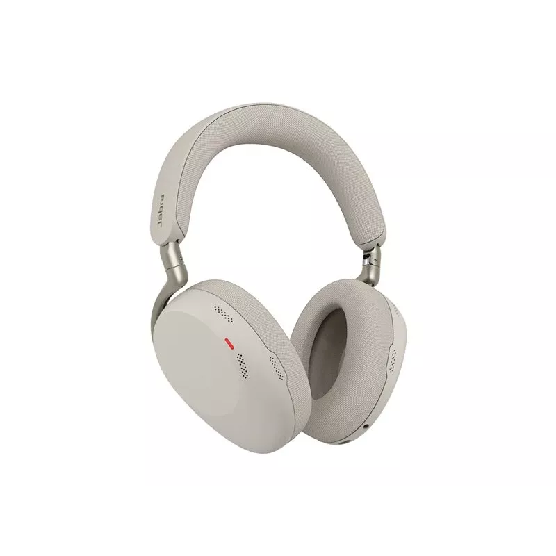 Jabra Evolve3 85 UC belaidės ausinės su aktyviu triukšmo slopinimu ir Link 390C adapteriu, šiltai pilka