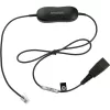 Jabra Smart Cord QD į RJ9 laido ausinėms skirtas kabelis Cisco IP Phone 78XX serijai, juodas, spiralinis, 0,4 m iki 2 m