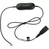 Jabra Smart Cord QD į RJ9 laido ausinėms skirtas kabelis Cisco IP Phone 78XX serijai, juodas, spiralinis, 0,4 m iki 2 m