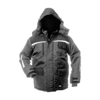 Ilga striukė Jacket Long Arct pilka/juoda WJ-8924 XXL