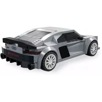Jamara CaDA Audi R8 Coupé 1:24 mastelio konstravimo rinkinys – 272 detalės, pilka, nuo 8 metų