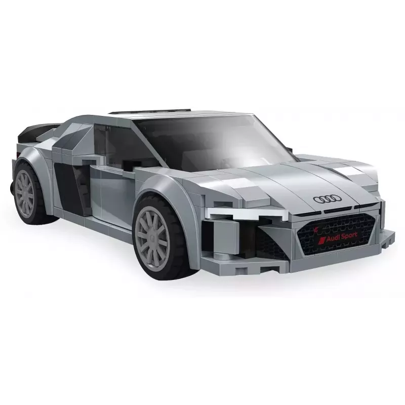Jamara CaDA Audi R8 Coupé 1:24 mastelio konstravimo rinkinys – 272 detalės, pilka, nuo 8 metų
