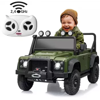 Jamara Ride-on Land Rover Defender 110 SVX Green 2,4GHz Li-Po