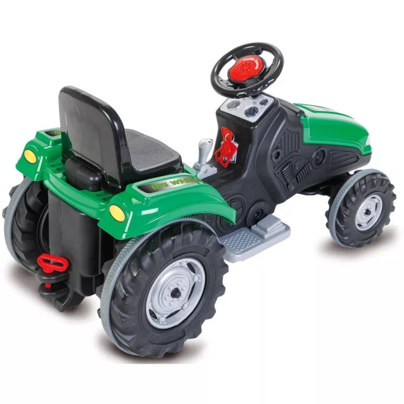Jamara važiuojamas traktorius Big Wheel 12V, žalias, 3+