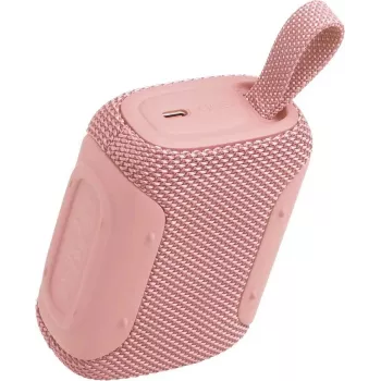 JBL Go 5 nešiojamas Bluetooth garsiakalbis, rožinis, EU (IP67, Bluetooth 5.3, 4.2W, USB-C)