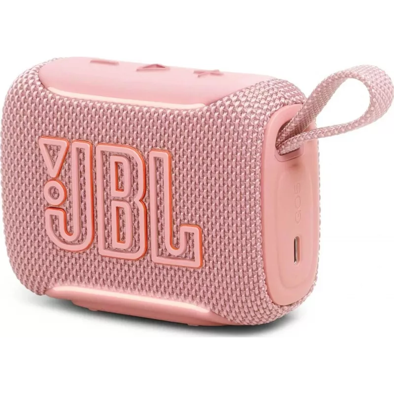 JBL Go 5 nešiojamas Bluetooth garsiakalbis, rožinis, EU (IP67, Bluetooth 5.3, 4.2W, USB-C)