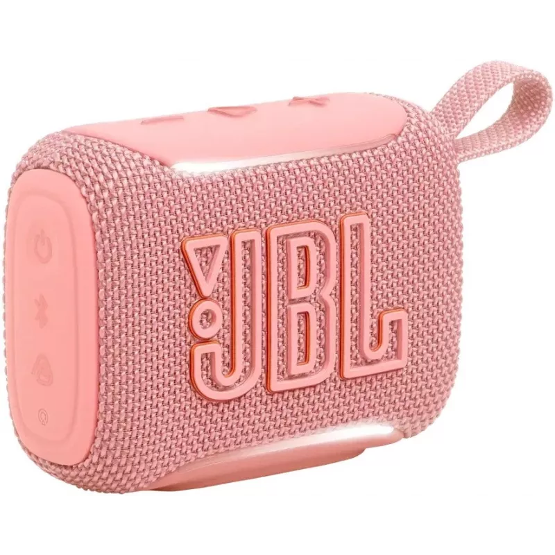 JBL Go 5 nešiojamas Bluetooth garsiakalbis, rožinis, EU (IP67, Bluetooth 5.3, 4.2W, USB-C)
