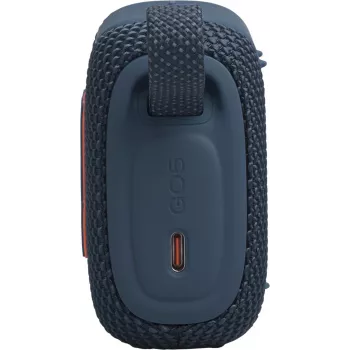 JBL GO 5 itin nešiojamas Bluetooth garsiakalbis – mėlynas (IP67, 5W RMS, Bluetooth 5.3)