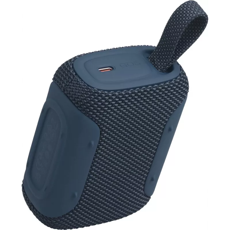 JBL GO 5 itin nešiojamas Bluetooth garsiakalbis – mėlynas (IP67, 5W RMS, Bluetooth 5.3)