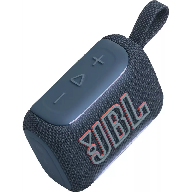 JBL GO 5 itin nešiojamas Bluetooth garsiakalbis – mėlynas (IP67, 5W RMS, Bluetooth 5.3)