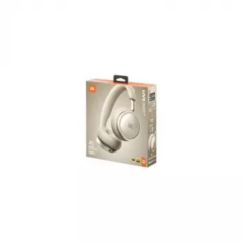 JBL Live 680NC belaidės ausinės ant galvos su adaptyviu triukšmo slopinimu, smėlio spalvos
