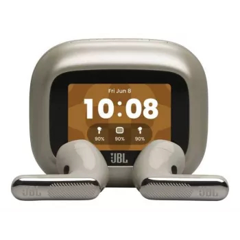 JBL Live Flex 4 belaidės ausinės True Wireless Stereo su Bluetooth 5.3, adaptyviu triukšmo slopinimu, 50 val. baterija, IP54, erdviniu garsu, juodos