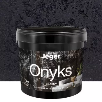Jeger Plaster Onyks Black 7 kg Dekoratyvinis tinkas