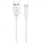 Jellico B15 Durable-Soft Universal USB-C to USB Data & Fast 3.1A Charger Cable 1m White