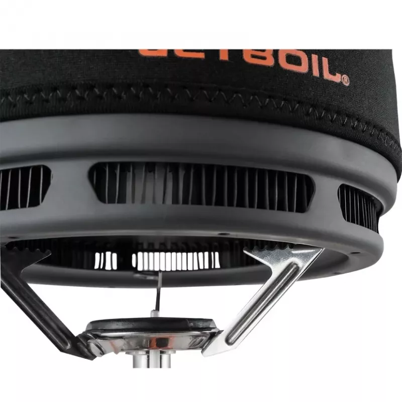 Jetboil 1.5L keraminis kepimo puodas – stovyklavimo puodas su FluxRing, kietai anoduotu aliuminiu, nepridegančia danga, sulankstomomis rankenomis