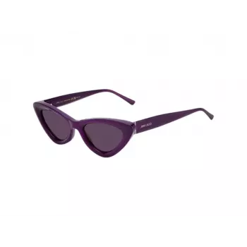 JIMMY CHOO ADDY-S-B3VUR Moteriški katės akies akiniai nuo saulės Havana Brown Gradient 52mm