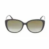 JIMMY CHOO ALY-F-S-AE2 Moteriški katės akies formos akiniai nuo saulės Auksiniai Rudi Gradientiniai 54/18/145 mm