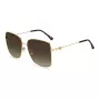 JIMMY CHOO HESTER S06JHA Moteriški Akiniai nuo Saulės – Juodas Acetato Rėmas, Pilki Gradientiniai Lęšiai, 59 mm
