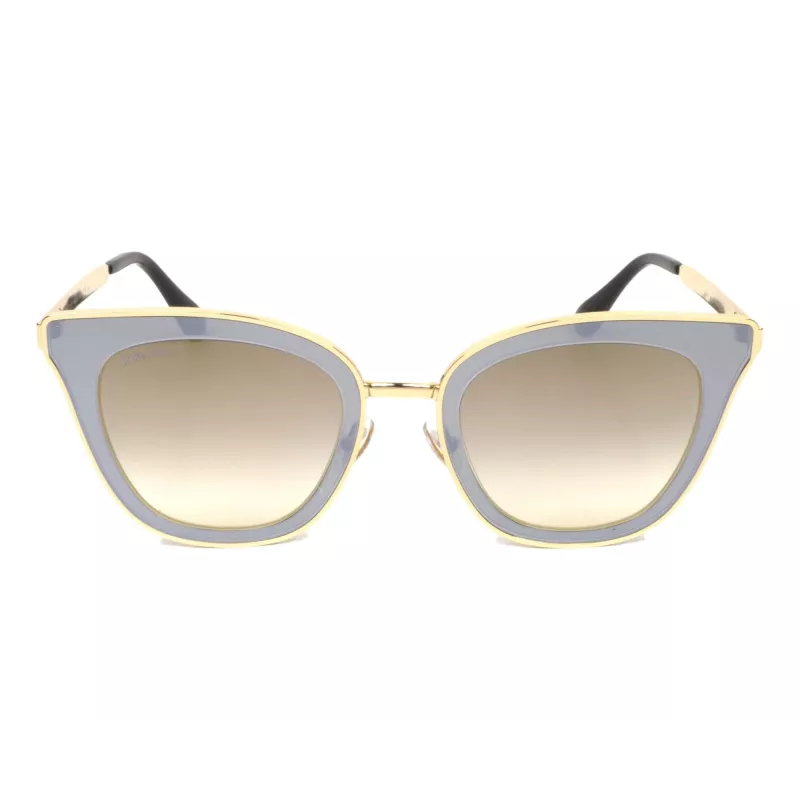JIMMY CHOO LORYS492M2FQ Moteriški „Cat Eye“ akiniai nuo saulės Havana rudi gradientiniai 49mm