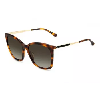 JIMMY CHOO NEREA akiniai NEREAGS05LHA Moteriški Cat-Eye Acetatas Juoda Pilka 55/20/144 mm