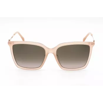 JIMMY CHOO TOTTA-G-S-FWM Moteriški Akiniai nuo Saulės - Juodas Acetato Rėmelis, Pilki Gradientiniai Lęšiai, 56mm