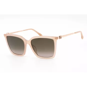 JIMMY CHOO TOTTA-G-S-FWM Moteriški Akiniai nuo Saulės - Juodas Acetato Rėmelis, Pilki Gradientiniai Lęšiai, 56mm