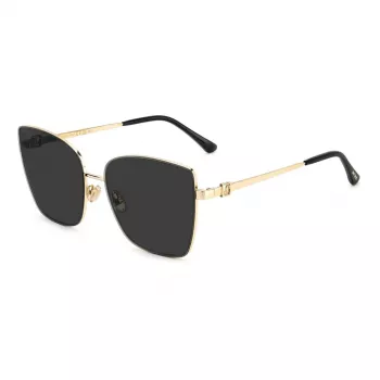 JIMMY CHOO VELLA-S-2M2 Moteriški drugelio formos akiniai nuo saulės Havana Brown Gradient 59mm