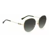 JIMMY CHOO BIRDIESPEFIB Moteriški Akiniai nuo Saulės - Oversized Square Cat-Eye Acetate Rėmelis - 60/18/145 mm - UV400 Apsauga