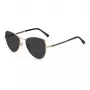 JIMMY CHOO moteriški CAROLS2M2IR katės akies akiniai nuo saulės – juodas acetatinis rėmas, pilki gradientiniai lęšiai 56/18/140 mm