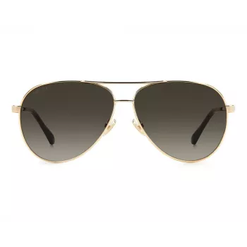 JIMMY CHOO Moteriški JIMENA-S-06J Drugelio Formos Akiniai Nuo Saulės Havana Ruda Gradientas 60mm
