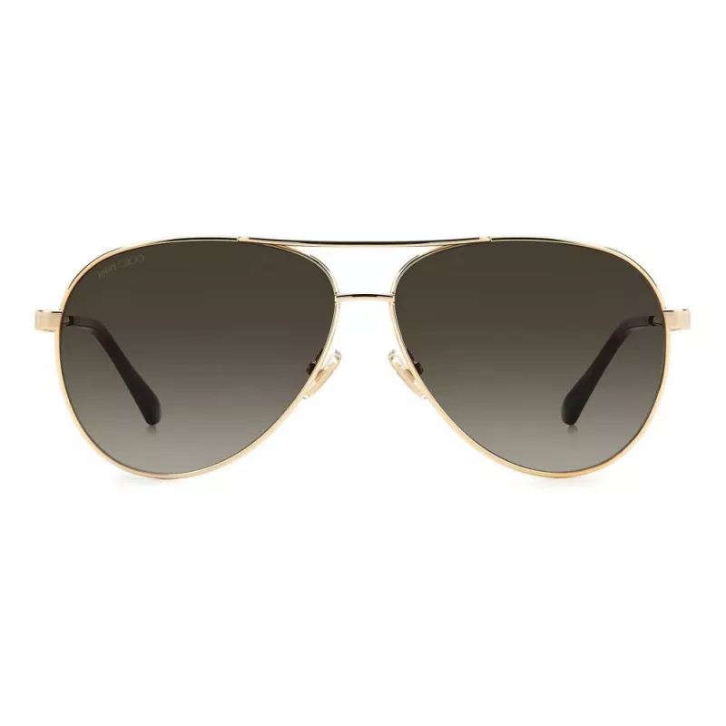 JIMMY CHOO Moteriški JIMENA-S-06J Drugelio Formos Akiniai Nuo Saulės Havana Ruda Gradientas 60mm