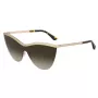 JIMMY CHOO Moteriški Kristens katinų akies formos akiniai nuo saulės Havana Brown Gradient 56mm
