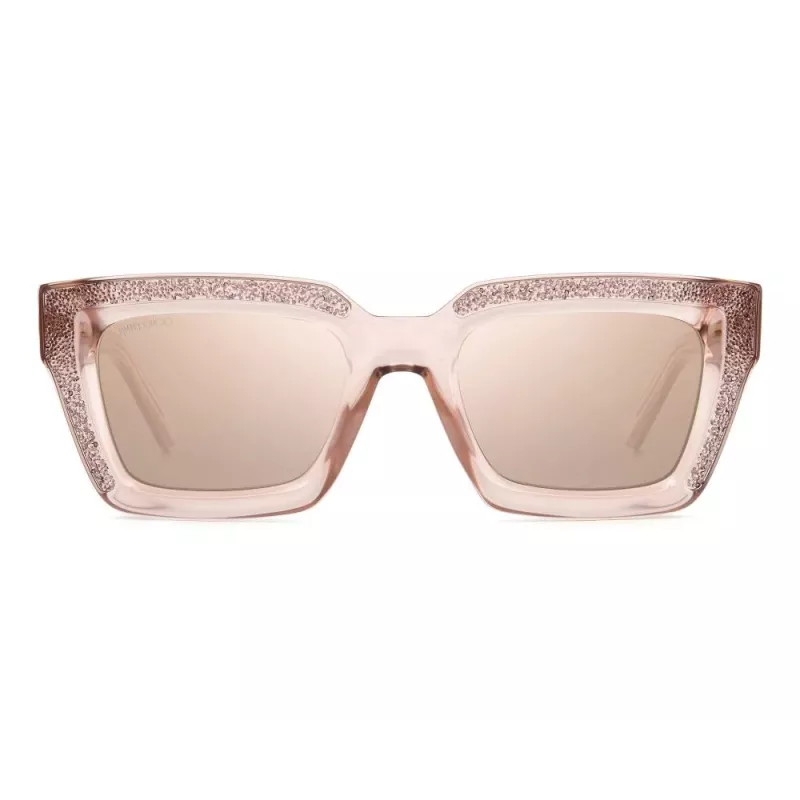 JIMMY CHOO Moteriški MEGS-S-FWM2S Katės Akies Akiniai Havana Ruda Gradient 51mm