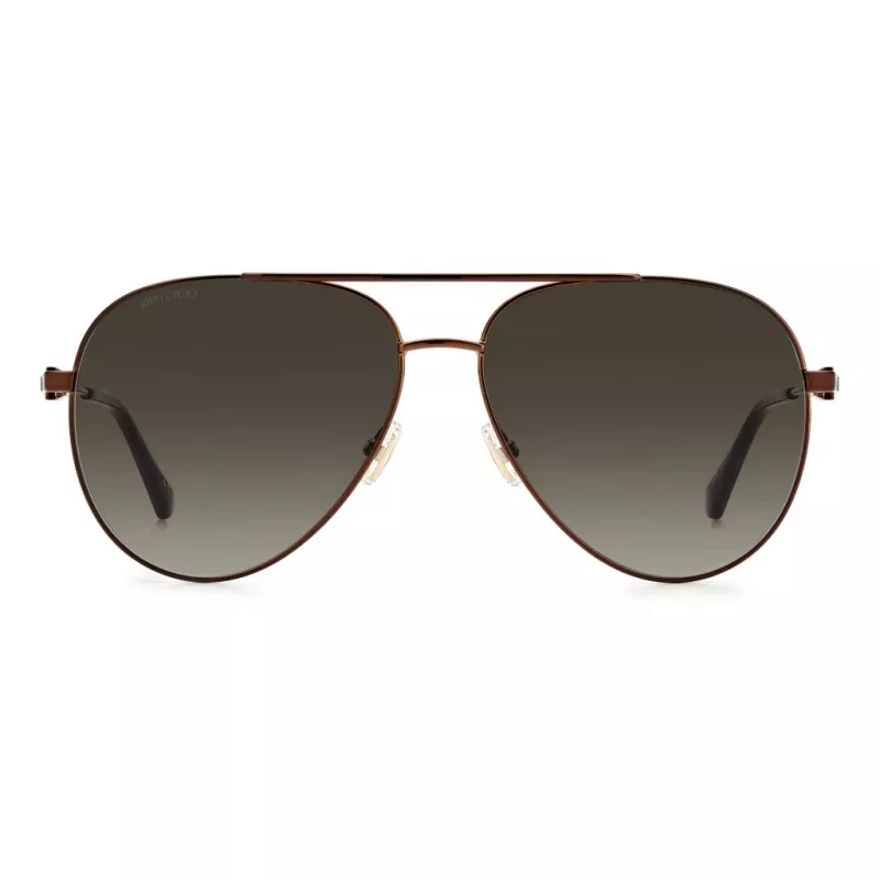 Jimmy Choo Women's Olly/S Sunglasses J7D - Butterfly Oversized Square Frame, 60/14/145 mm
