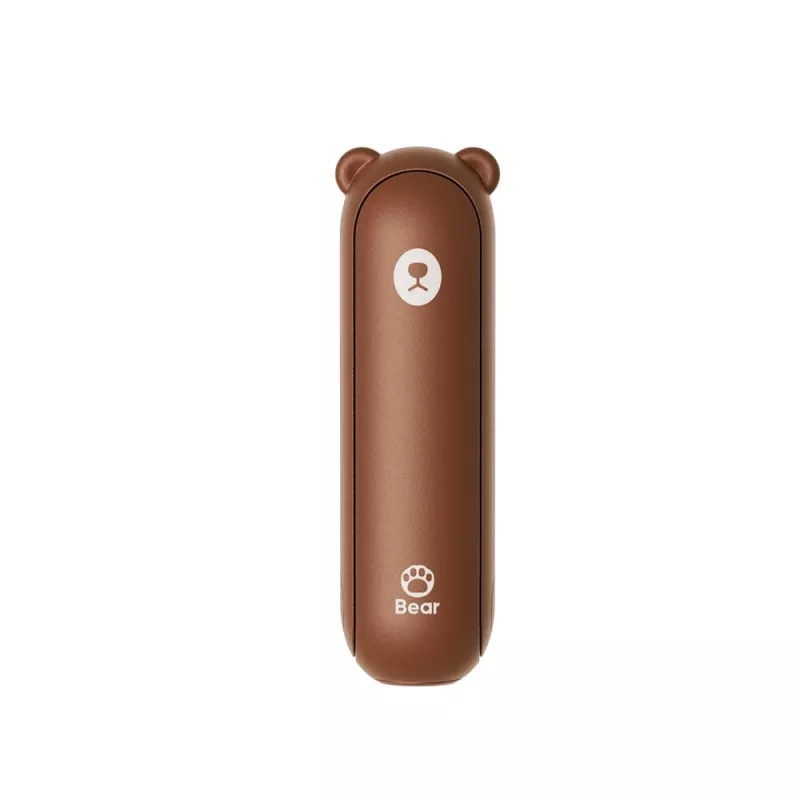 JISULIFE Nešiojamas ventiliatorius 8 Rudas - Kompaktiškas įkraunamas mini ventiliatorius su power bank funkcija