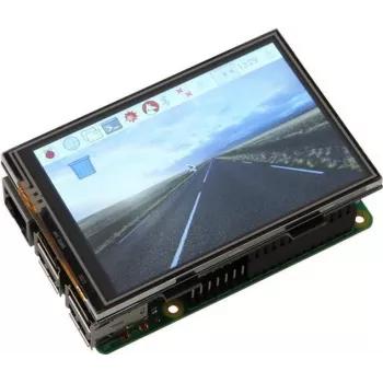 Joy-it 3,5 colio TFT jutiklinis ekrano modulis, skirtas Raspberry Pi B+ / 2B / 3B / 3B+ / 4B – 480x320 SPI rezistinis jutiklinis ekranas