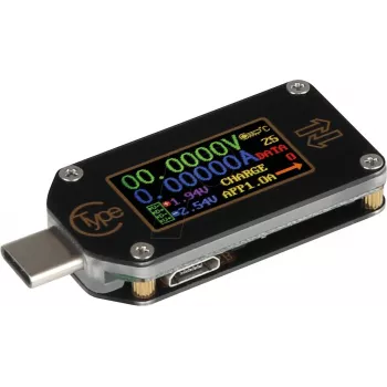 JOY-IT TC66C USB-C galios matuoklis su spalvotu LCD ekranu ir Bluetooth
