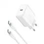 JOYROOM 10000mAh 22,5W USB-C Power Bank su įmontuotu kabeliu