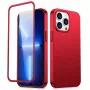 Joyroom 360 Full Case Front and Back Cover for iPhone 13 Pro Max + Tempered Glass Screen Protector Red (JR-BP928 Red)