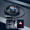 Joyroom 4-in-1 Fast Car Charger PD QC3.0 AFC FCP su 1,6m 57W Lightning kabeliu, juodas