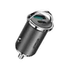 JOYROOM 45W USB Automobilinis Įkroviklis su USB-C ir USB-A, Power Delivery, Quick Charge 3.0, AFC, SCP, Pilka (C-A35)