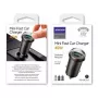 JOYROOM 45W USB Automobilinis Įkroviklis su USB-C ir USB-A, Power Delivery, Quick Charge 3.0, AFC, SCP, Pilka (C-A35)